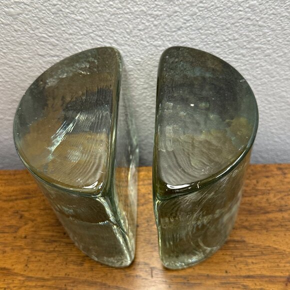 Mid-Century Modern Blenko Glass Bookends  (Set of 2) - Picture 6 of 16